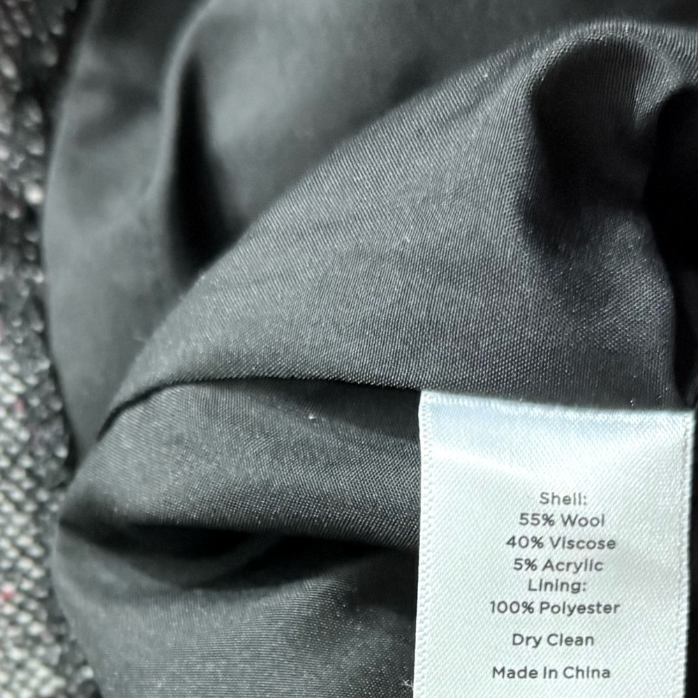 Talbots Size 6 Gray and Pink Tweed A-Line Skirt - Picture 10 of 15